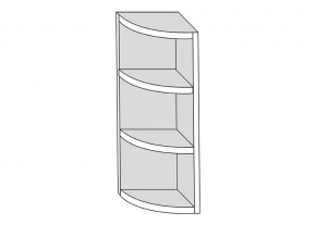 19.30.0р Полка угловая (h=913) радиусная  ЛДСП УНИ в Салехарде - salekhard.magazinmebel.ru | фото