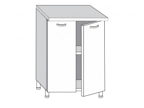 2.60.2 Шкаф-стол на 600мм с 2-мя дверцами в Салехарде - salekhard.magazinmebel.ru | фото