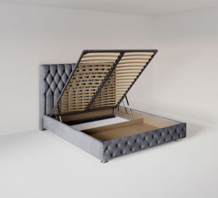 Кровать Версаль 1.2 м с подъемным механизмом в Салехарде - salekhard.magazinmebel.ru | фото - изображение 4