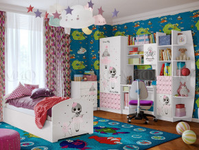 Детская комната Юниор-2 Мальвина в Салехарде - salekhard.magazinmebel.ru | фото