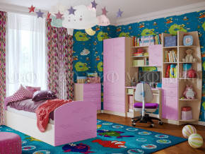 Детская комната Юниор-2 Сиреневый в Салехарде - salekhard.magazinmebel.ru | фото