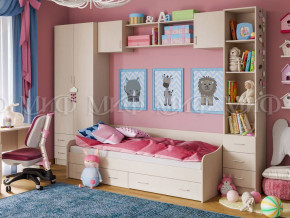 Детская комната Вега 1 Дуб беленый в Салехарде - salekhard.magazinmebel.ru | фото - изображение 1