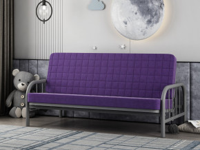 Диван-кровать Мадлен 4 Серый-Фиолетовый в Салехарде - salekhard.magazinmebel.ru | фото