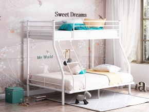 Двухъярусная кровать Гранада-2 140 белая в Салехарде - salekhard.magazinmebel.ru | фото