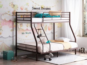 Двухъярусная кровать Гранада-2 140 коричневый в Салехарде - salekhard.magazinmebel.ru | фото - изображение 1