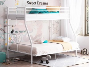 Двухъярусная кровать Гранада-3 140 белый в Салехарде - salekhard.magazinmebel.ru | фото