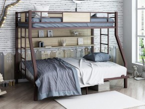 Двухъярусная кровать Гранада П 140 коричневый в Салехарде - salekhard.magazinmebel.ru | фото