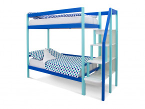 Двухъярусная кровать Svogen мятно-синий в Салехарде - salekhard.magazinmebel.ru | фото