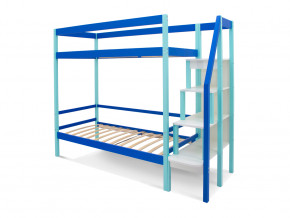 Двухъярусная кровать Svogen мятно-синий в Салехарде - salekhard.magazinmebel.ru | фото - изображение 2