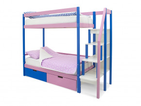 Двухъярусная кровать Svogen с ящиками синий-лаванда в Салехарде - salekhard.magazinmebel.ru | фото - изображение 1