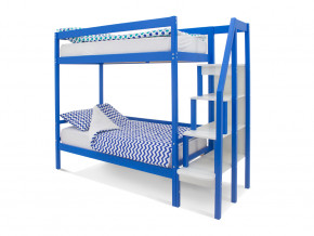 Двухъярусная кровать Svogen синий в Салехарде - salekhard.magazinmebel.ru | фото