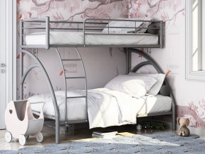 Двухъярусная кровать Виньола 2 Серая в Салехарде - salekhard.magazinmebel.ru | фото