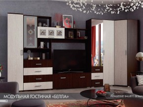 Гостиная Белла венге с угловым шкафом в Салехарде - salekhard.magazinmebel.ru | фото