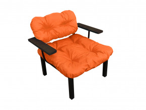 Кресло Дачное оранжевая подушка в Салехарде - salekhard.magazinmebel.ru | фото