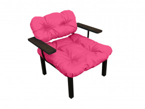 Кресло Дачное розовая подушка в Салехарде - salekhard.magazinmebel.ru | фото