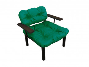 Кресло Дачное зелёная подушка в Салехарде - salekhard.magazinmebel.ru | фото