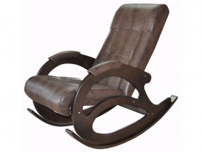 Кресло-качалка К 5/1 коричневый крокодил в Салехарде - salekhard.magazinmebel.ru | фото - изображение 1