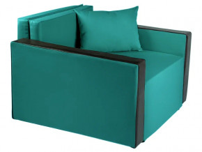 Кресло-кровать Милена с подлокотниками рогожка emerald в Салехарде - salekhard.magazinmebel.ru | фото