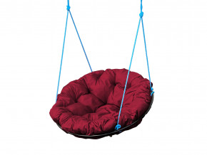Кресло Папасан подвесное бордовая подушка в Салехарде - salekhard.magazinmebel.ru | фото