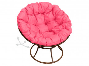 Кресло Папасан пружинка без ротанга розовая подушка в Салехарде - salekhard.magazinmebel.ru | фото