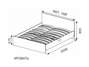 Кровать 1600х2000 ортопедическое основание в Салехарде - salekhard.magazinmebel.ru | фото