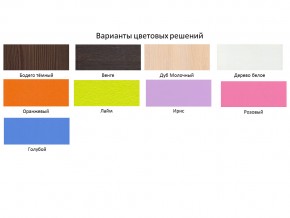 Кровать чердак Кадет 1 с лестницей Белое дерево-Голубой в Салехарде - salekhard.magazinmebel.ru | фото - изображение 2