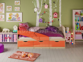 Кровать Дельфин 1800 Оранжевый металлик в Салехарде - salekhard.magazinmebel.ru | фото