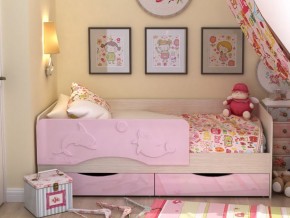 Кровать детская Алиса КР 812 розовая 1600 в Салехарде - salekhard.magazinmebel.ru | фото