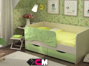 Кровать детская Алиса КР 812 зеленая 1600 в Салехарде - salekhard.magazinmebel.ru | фото