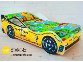 Кровать детская машина Такси в Салехарде - salekhard.magazinmebel.ru | фото - изображение 1