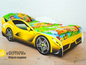 Кровать детская машинка Феррари в Салехарде - salekhard.magazinmebel.ru | фото