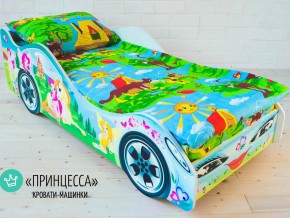 Кровать детская машинка Принцесса в Салехарде - salekhard.magazinmebel.ru | фото - изображение 1