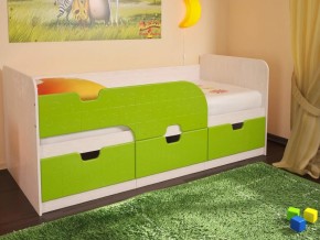 Кровать детская Минима лайм в Салехарде - salekhard.magazinmebel.ru | фото
