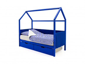 Кровать-домик мягкий Svogen с ящиками синий в Салехарде - salekhard.magazinmebel.ru | фото