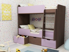 Кровать двухъярусная Малыш двойняшка бодега-ирис в Салехарде - salekhard.magazinmebel.ru | фото