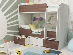 Кровать двухъярусная Малыш двойняшка винтерберг-бодега в Салехарде - salekhard.magazinmebel.ru | фото