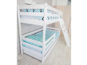 Кровать двухъярусная Сонечка с наклонной лестницей и ящиками в Салехарде - salekhard.magazinmebel.ru | фото - изображение 3