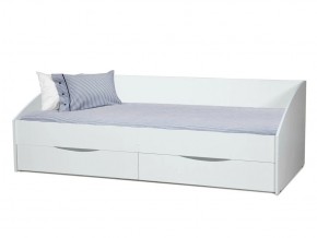 Кровать Фея-3 симметричная 2000х900 белый в Салехарде - salekhard.magazinmebel.ru | фото - изображение 1