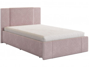 Кровать Хлоя 1200 велюр нежно-розовый в Салехарде - salekhard.magazinmebel.ru | фото - изображение 1