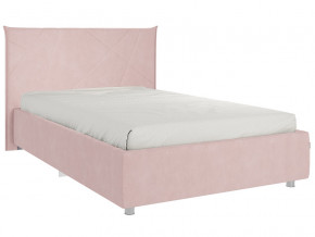 Кровать Квест 1200 велюр нежно-розовый в Салехарде - salekhard.magazinmebel.ru | фото