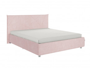 Кровать Квест 1600 велюр нежно-розовый в Салехарде - salekhard.magazinmebel.ru | фото - изображение 1