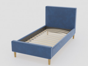Кровать Линси 900 синий в Салехарде - salekhard.magazinmebel.ru | фото - изображение 1