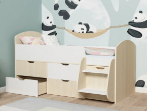 Кровать Малыш-7 Дуб-Белое дерево в Салехарде - salekhard.magazinmebel.ru | фото - изображение 3