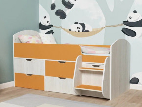 Кровать Малыш-7 Винтербер-Оранжевый в Салехарде - salekhard.magazinmebel.ru | фото