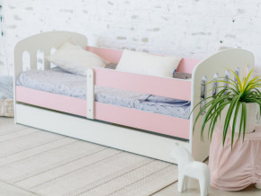 Кровать Малыш с ящиком розовый в Салехарде - salekhard.magazinmebel.ru | фото