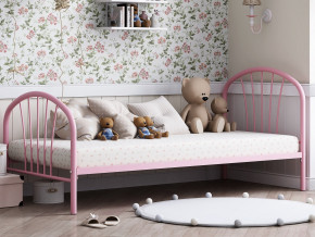 Кровать металлическая Эвора Розовый в Салехарде - salekhard.magazinmebel.ru | фото