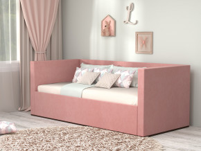 Кровать мягкая с подъёмным механизмом арт. 030 розовый в Салехарде - salekhard.magazinmebel.ru | фото