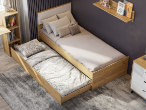 Кровать одинарная Милан выкатная с настилом в Салехарде - salekhard.magazinmebel.ru | фото