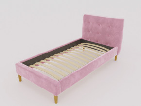 Кровать Пайли 900 розовый в Салехарде - salekhard.magazinmebel.ru | фото