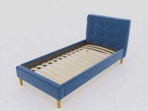 Кровать Пайли 900 синий в Салехарде - salekhard.magazinmebel.ru | фото